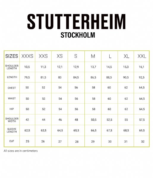 Stutterheim  Stockholm black